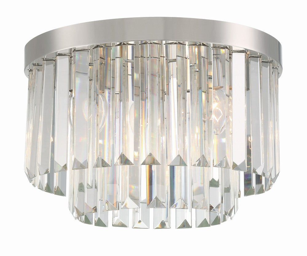 Crystorama HAYES HAY-1400-PN Chandelier Contemporary - Polished Nickel