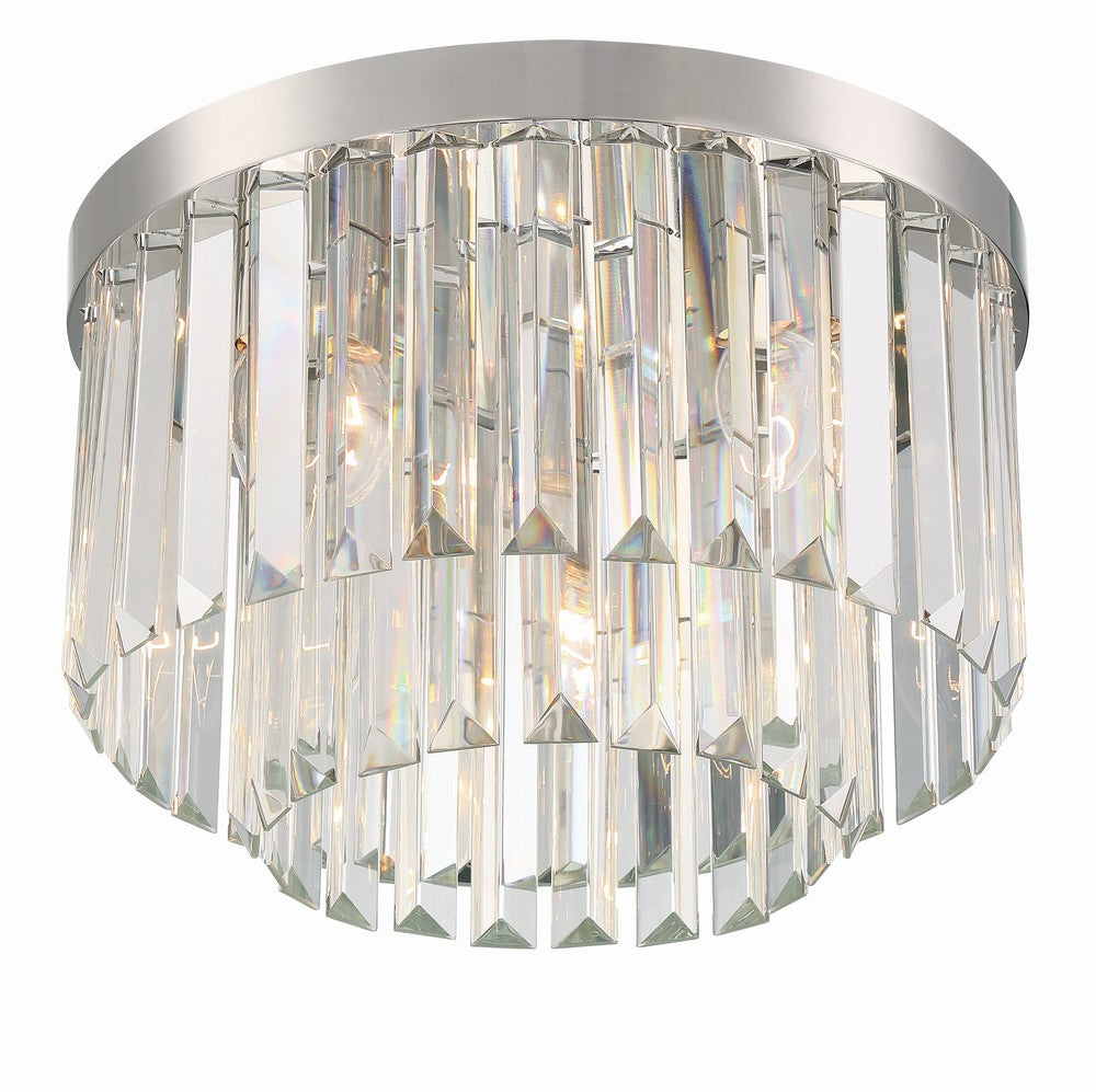 Crystorama HAYES HAY-1400-PN Chandelier Contemporary - Polished Nickel