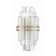 Crystorama Hayes HAY-1402-AG – 7.5 Inch – 2 Light – Sconce – Aged Brass – Dry Rated