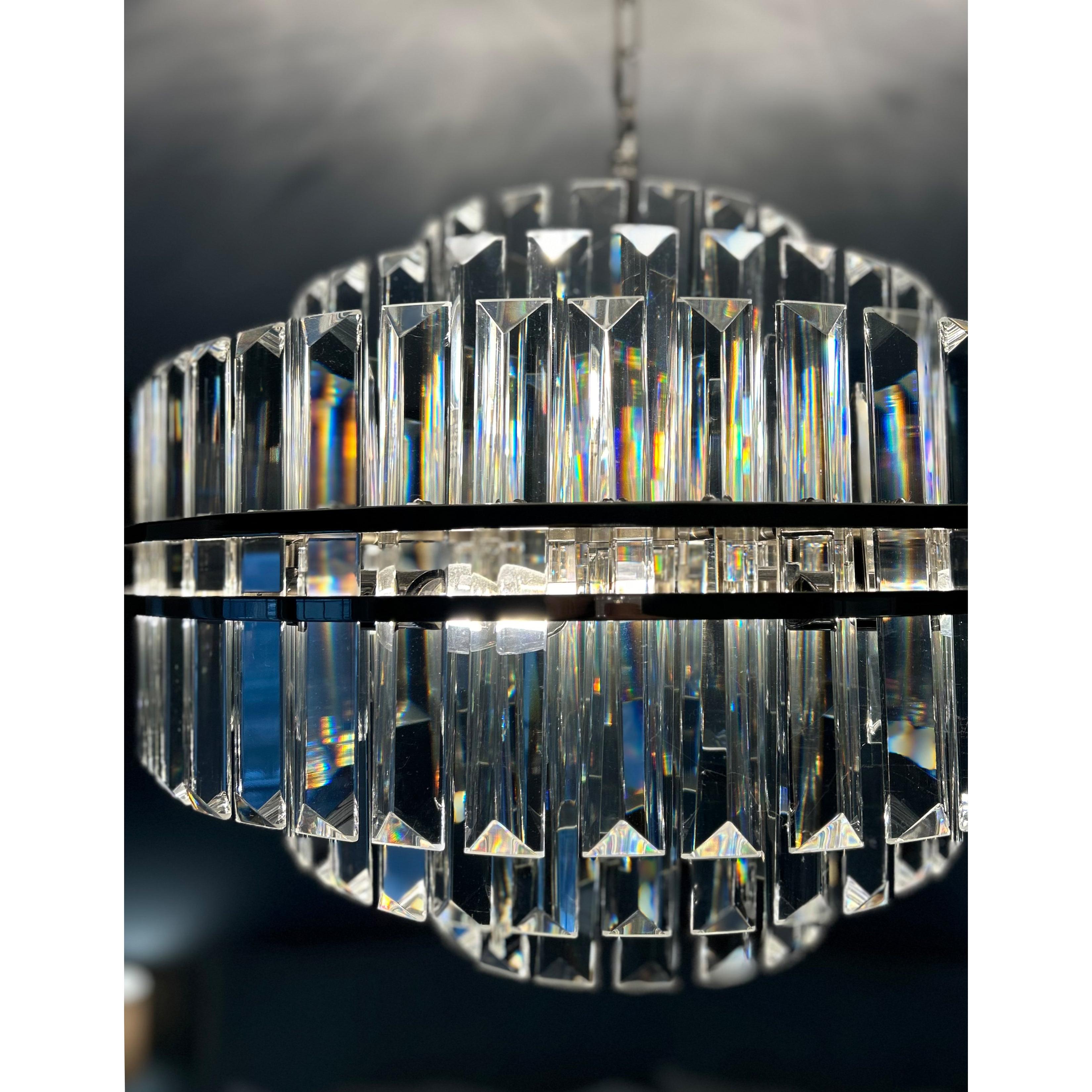 Crystorama Hayes HAY-1405-PN – 22 Inch – 12 Light – Chandelier – Polished Nickel – Dry Rated