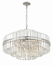 Crystorama Hayes HAY-1407-PN – 28 Inch – 16 Light – Chandelier – Polished Nickel – Dry Rated