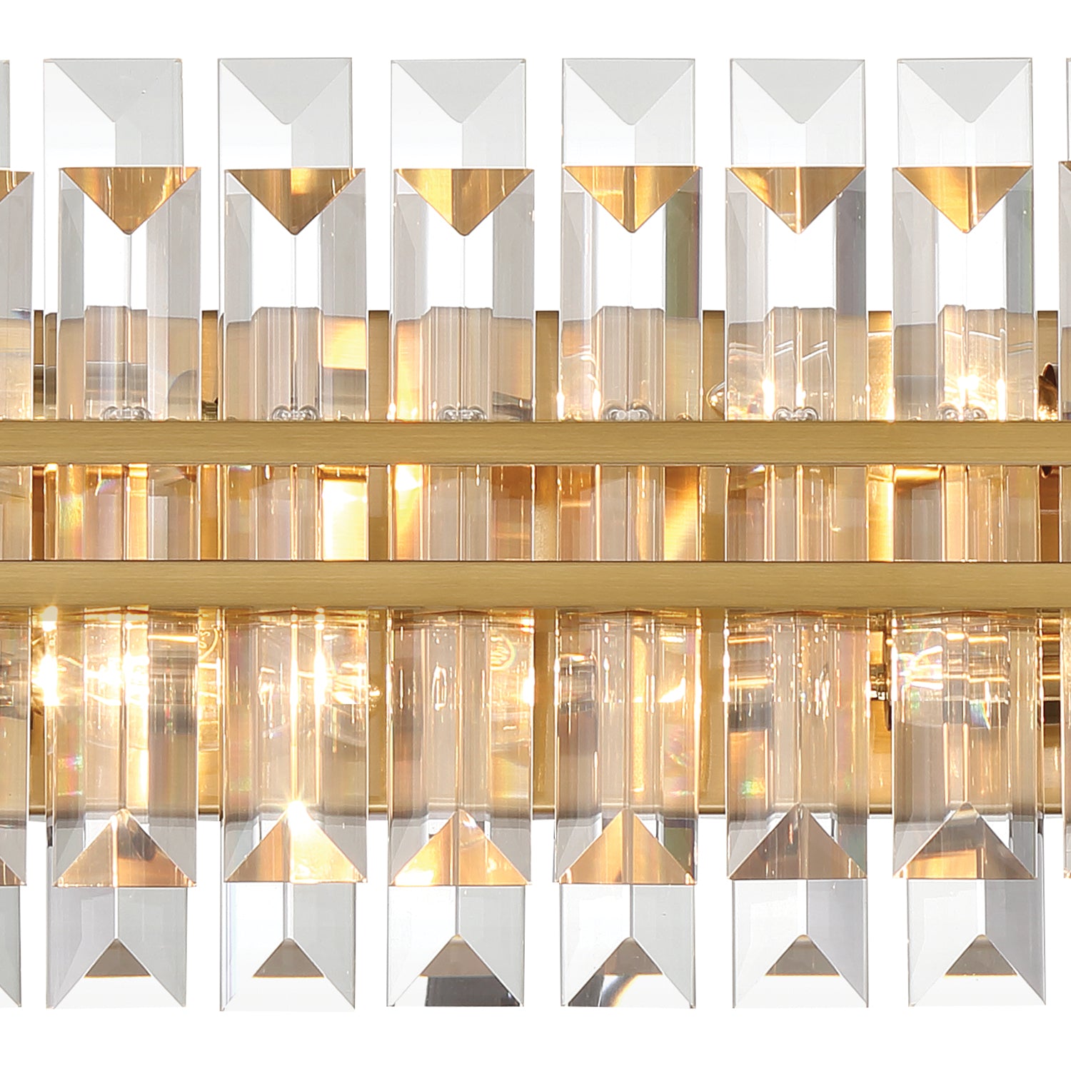 Crystorama Hayes HAY-1413-AG – 23.5 Inch – 4 Light – Bath Vanity Light – Aged Brass – Damp Rated