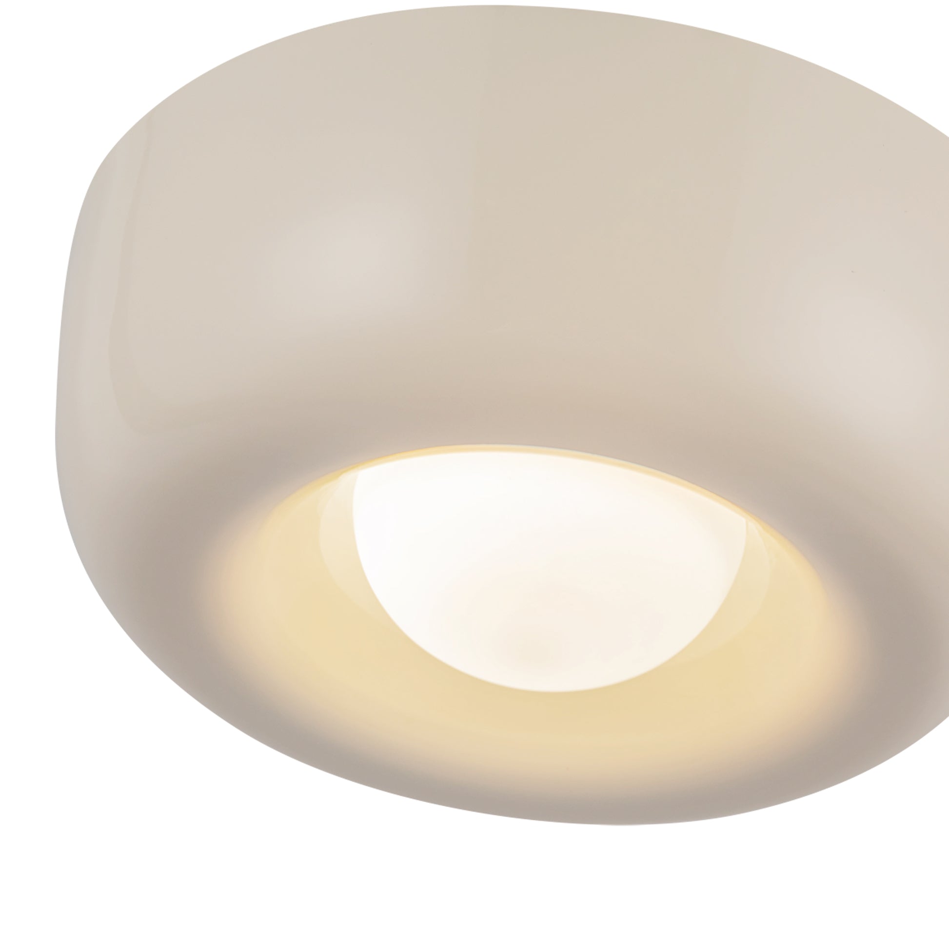 Kuzco Hayden FM68506-PW Flush Mount, 8W LED, Pearl White