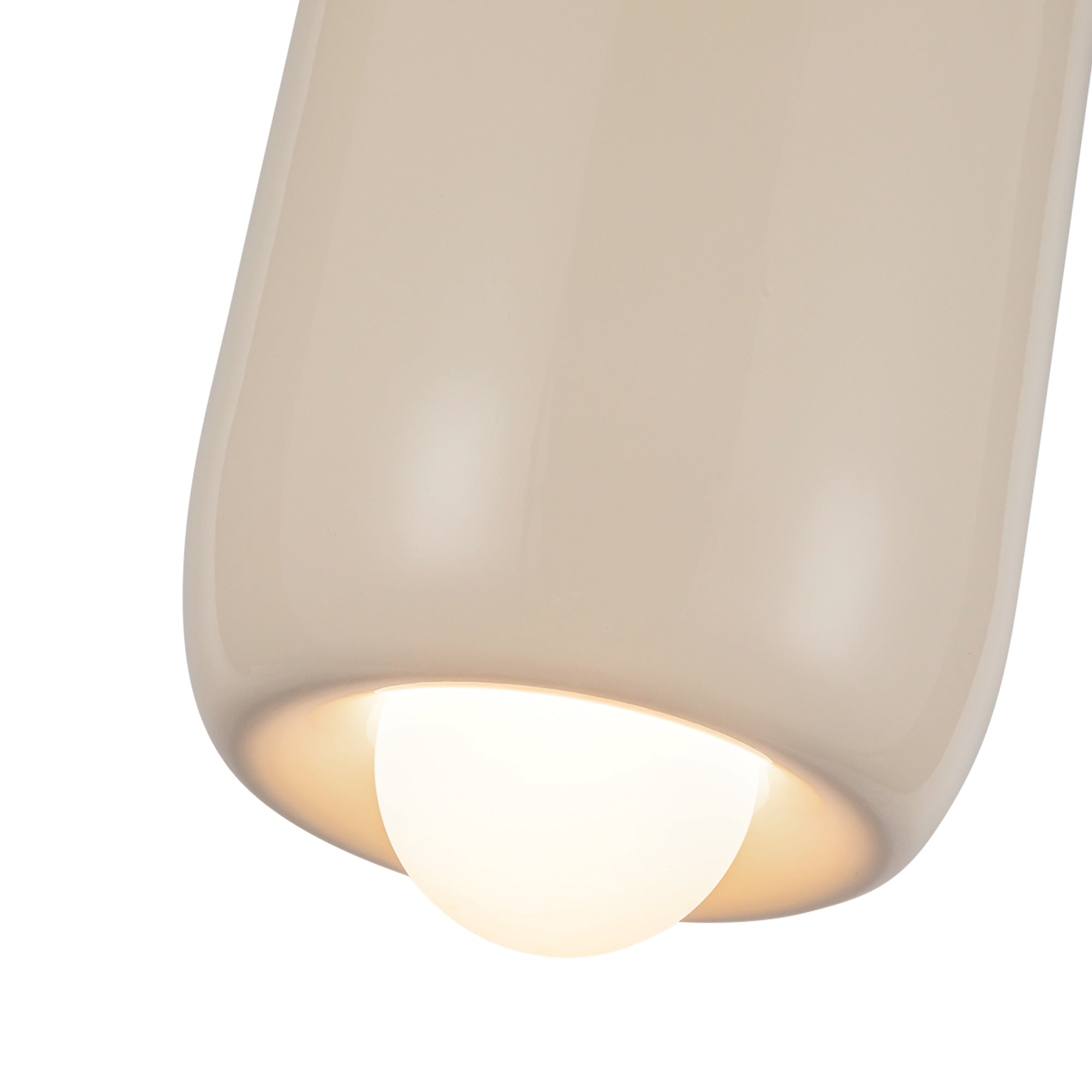 Hayden 7-in Pearl White LED Pendant