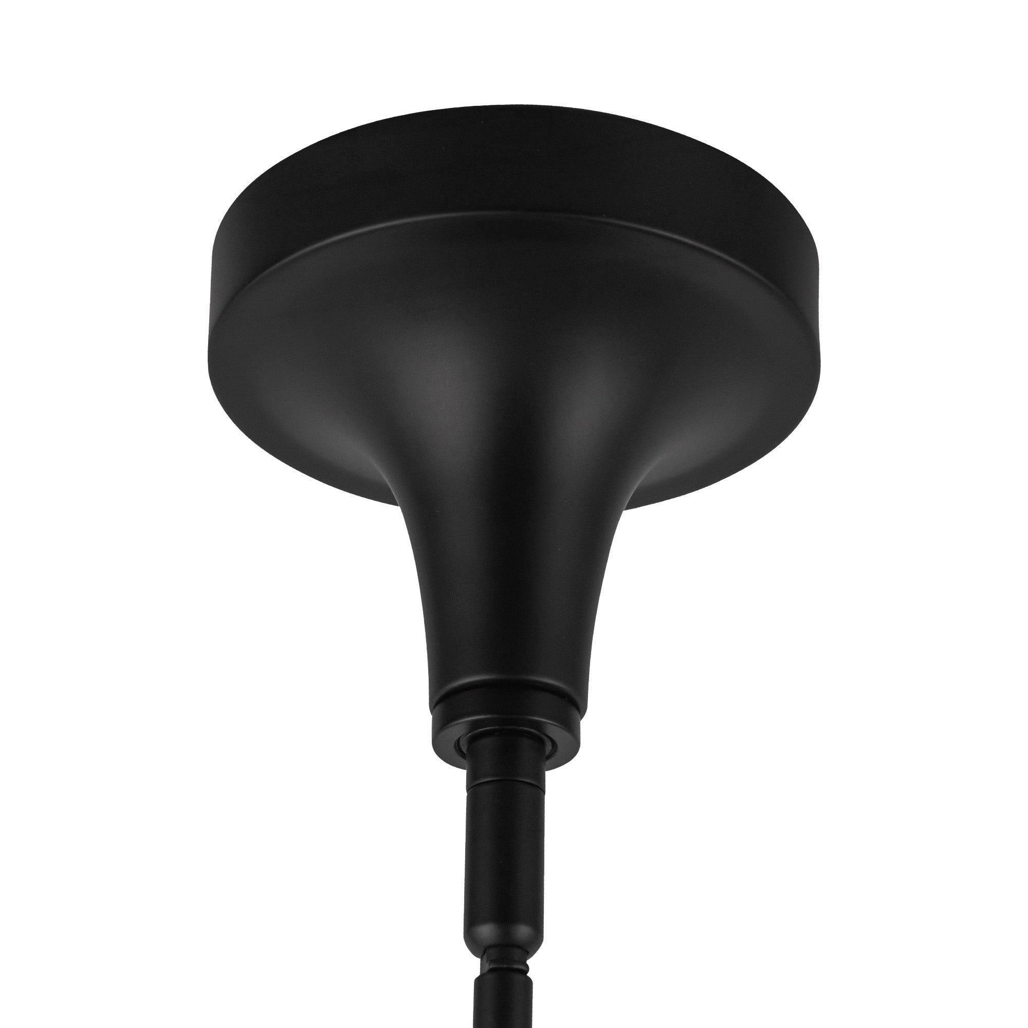 Hazel 6-in Matte Black/Opal Matte Glass 1 Light Pendant