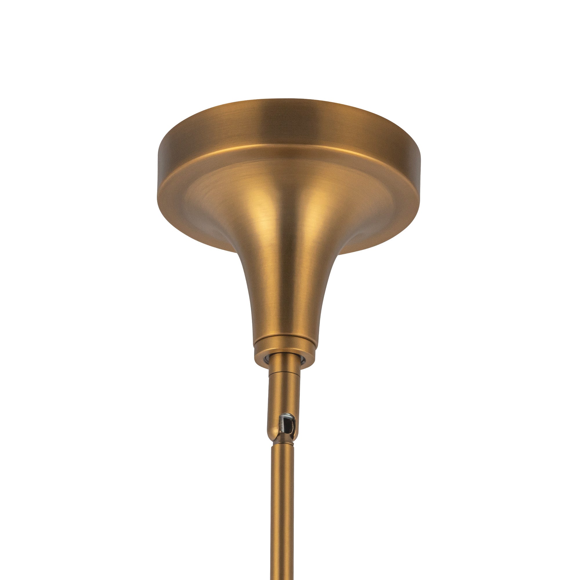 Hazel 10-in Aged Gold/Opal Matte Glass 1 Light Pendant