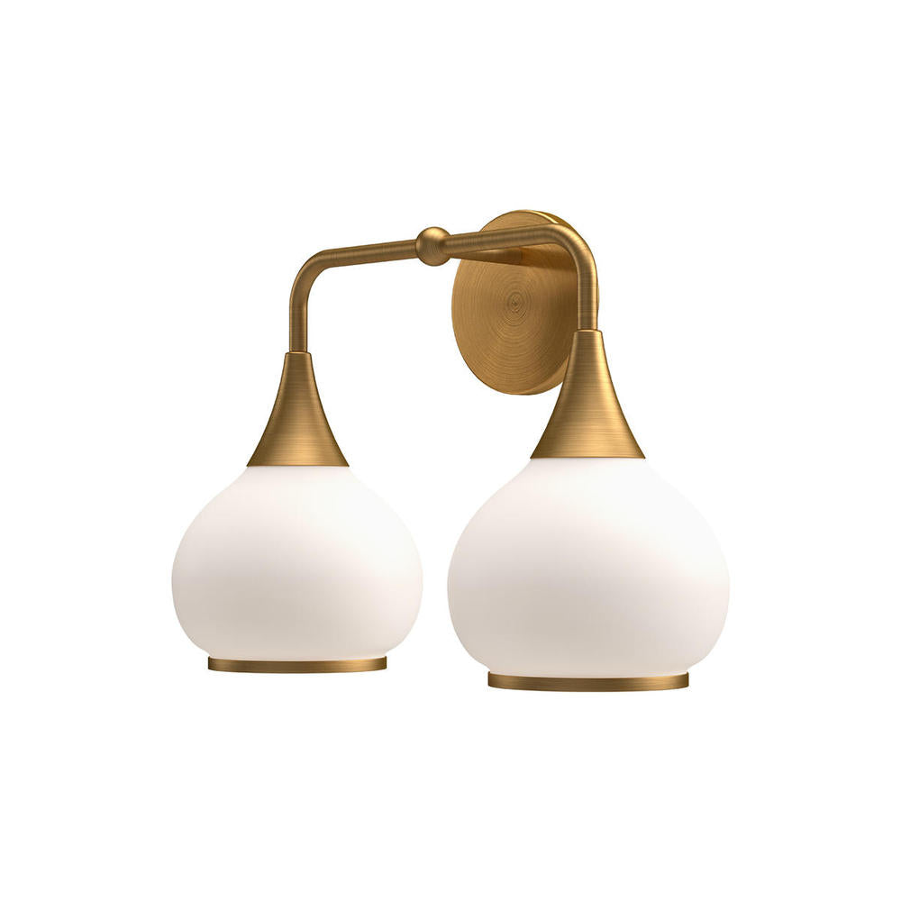 Alora Lighting HAZEL VL524217AGOP Bathroom Fixture - Aged Gold