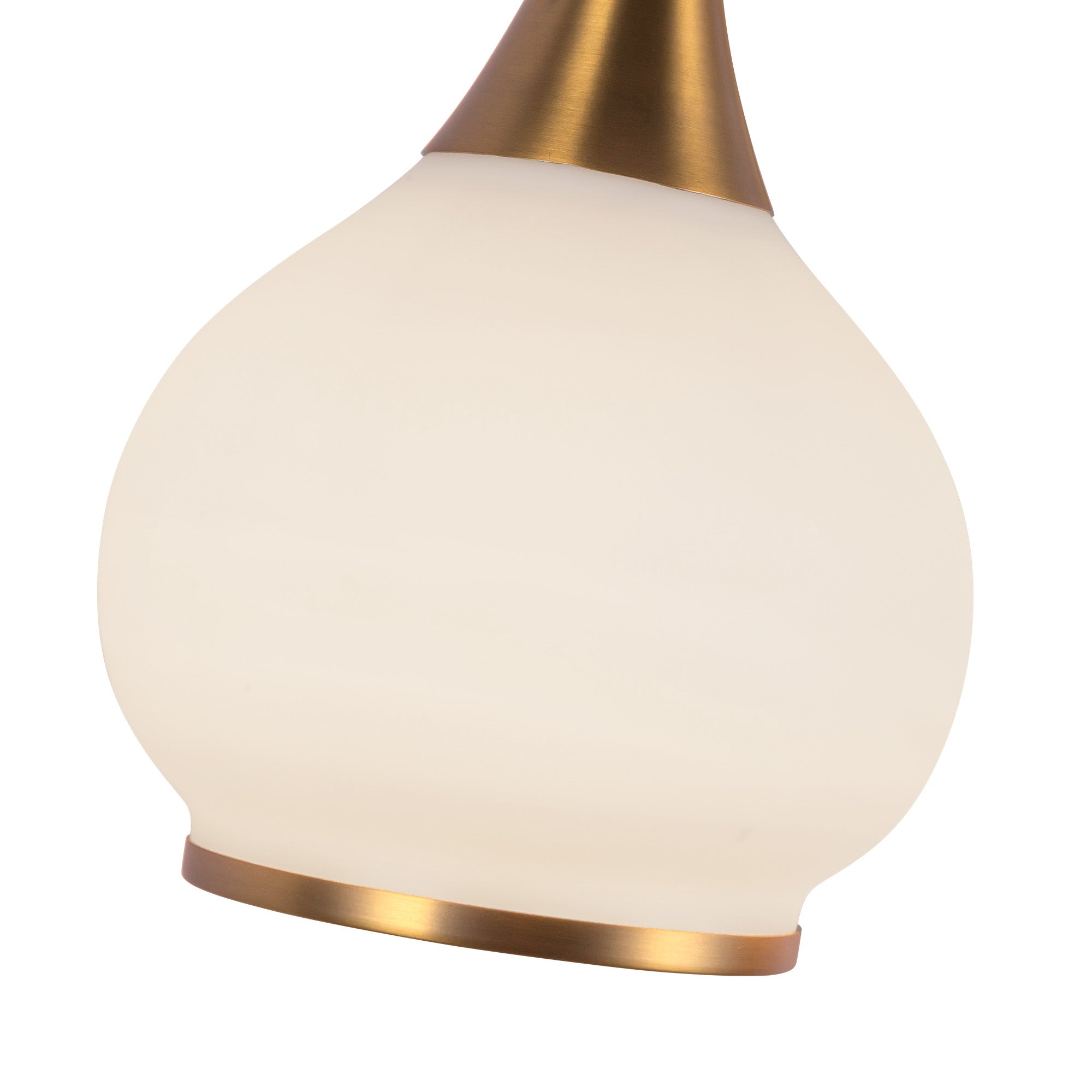 Hazel 17-in Aged Gold/Opal Matte Glass 2 Lights Vanity