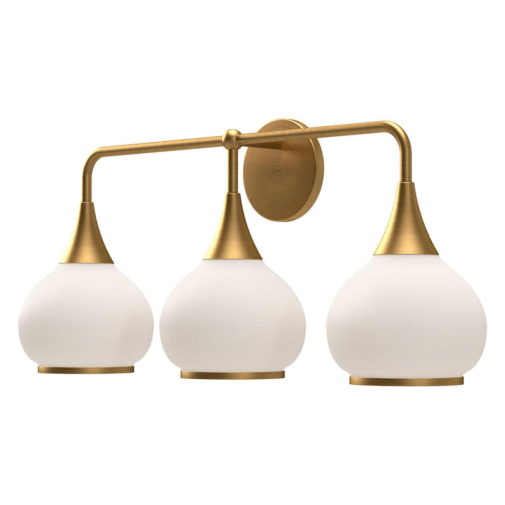 Alora Lighting HAZEL VL524326AGOP Bathroom Fixture - Aged Gold