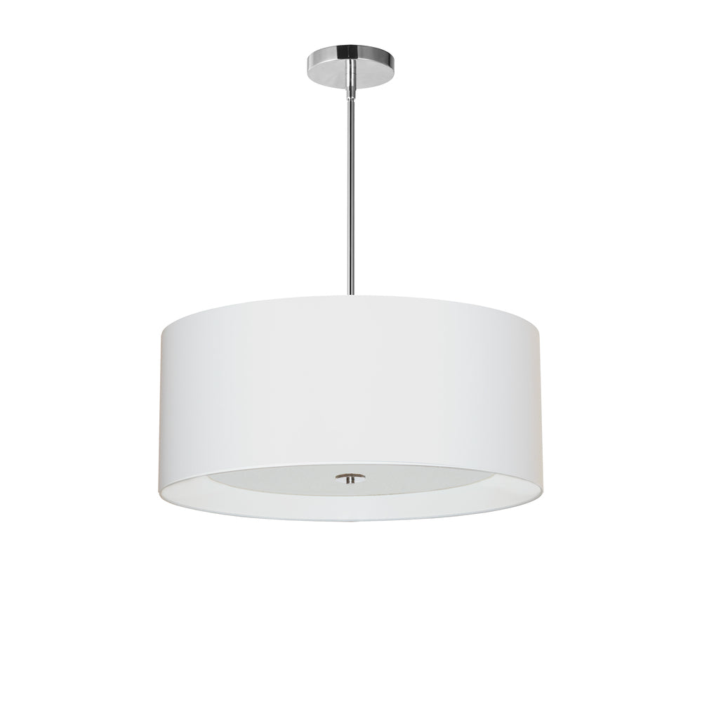 Dainolite HELENA HEL-224P-PC-WH Pendant Contemporary - Polished Chrome