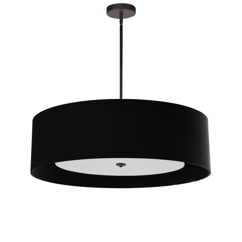 Dainolite HEL-304P-MB-BW Pendant Contemporary - Matte Black