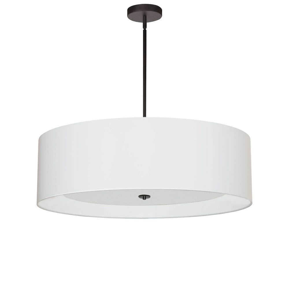 Dainolite HEL-304P-MB-WH Pendant Contemporary - Matte Black