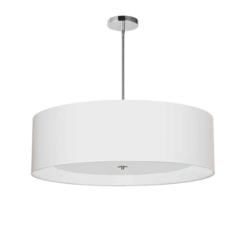 Dainolite HELENA HEL-304P-PC-WH Pendant Contemporary - Polished Chrome