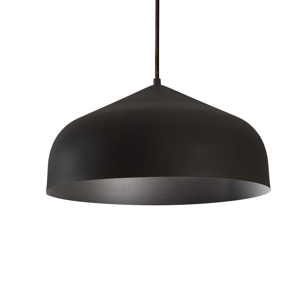 Kuzco Lighting 49117-BK/BK Pendant Light Fixture, UL Listed, Black/Black