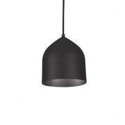 Helena 8-in Black/Black LED Pendant
