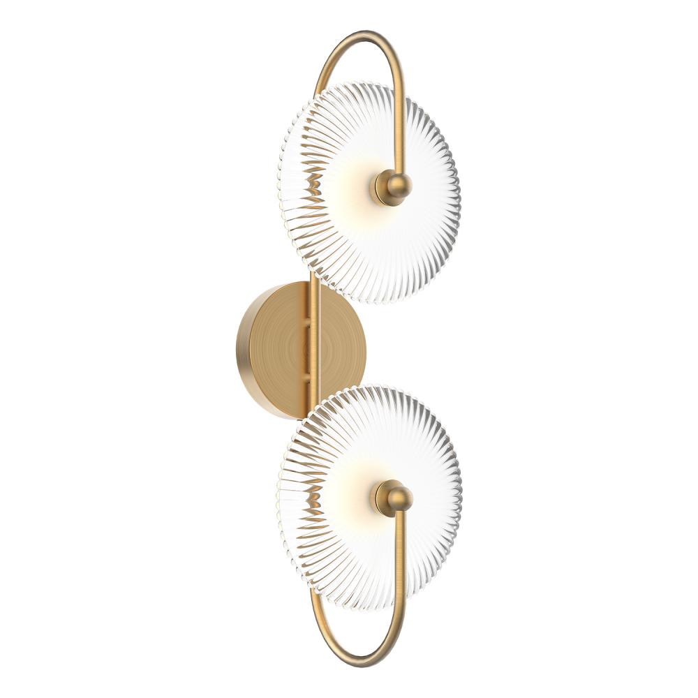 Alora Lighting HERA WV417802BGCR Bathroom Fixture - Brushed Gold