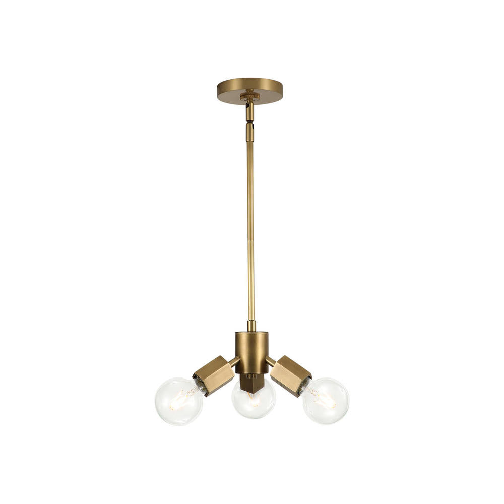 Alora Lighting HEXA PD307003VB Pendant Transitional - Vintage Brass