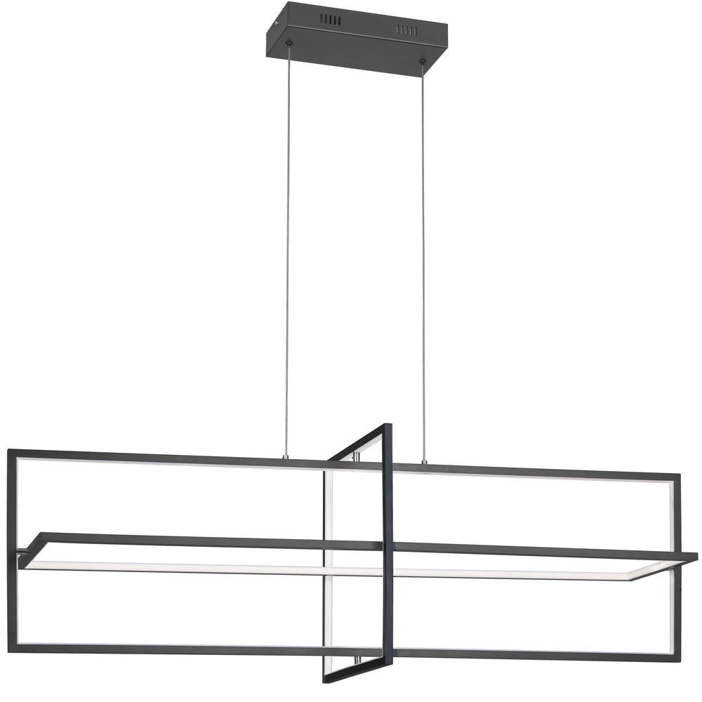 Dainolite HILDEGARD HIL-4255LEDHC-MB Chandelier Modern - Matte Black