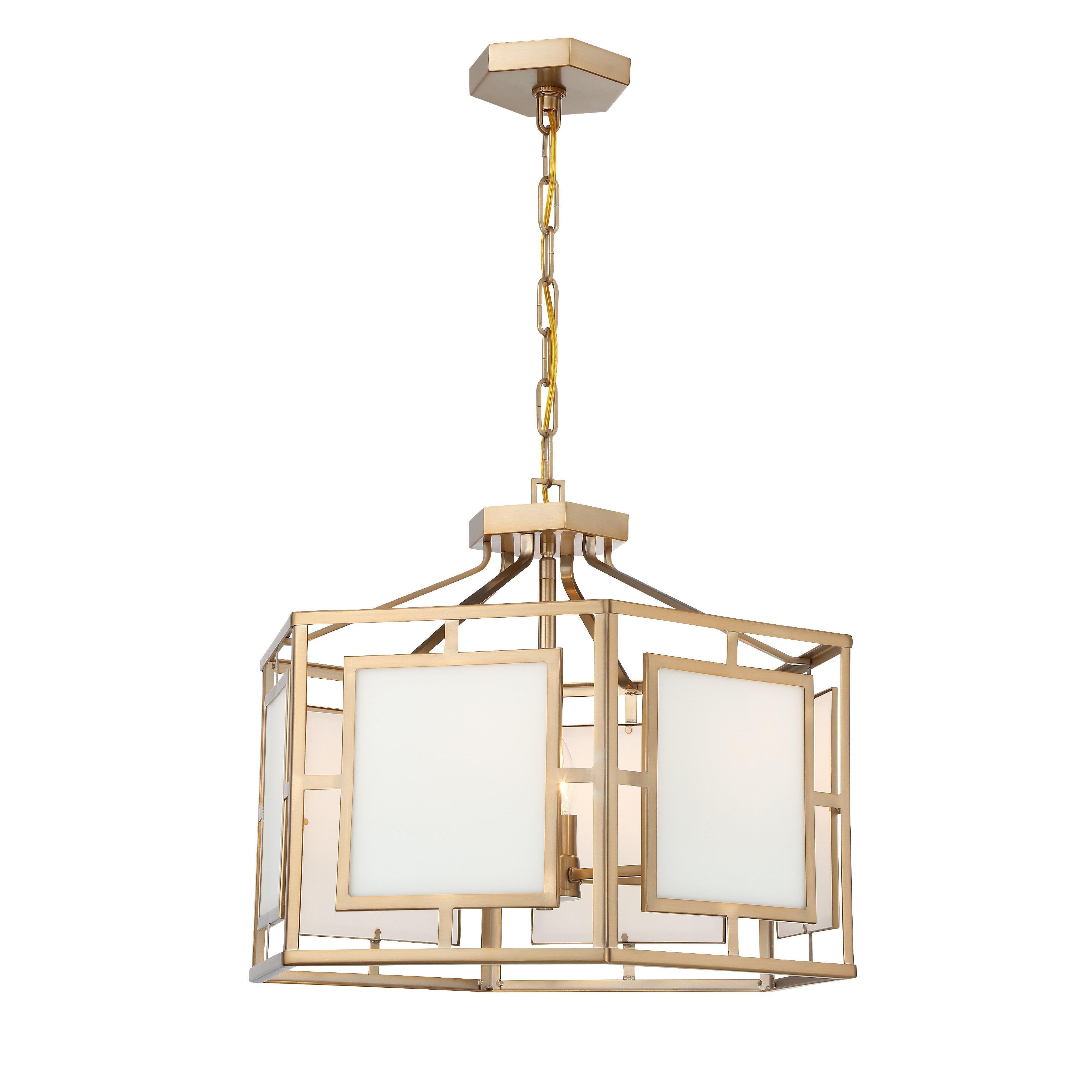 Crystorama Hillcrest HIL-995-VG – 22 Inch – 6 Light – Chandelier – Vibrant Gold – Damp Rated