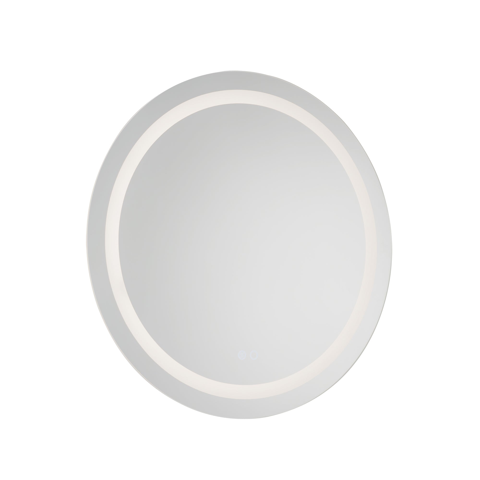 Hillmont 32-in Sandblasted Merc Edge LED Vanity Mirror
