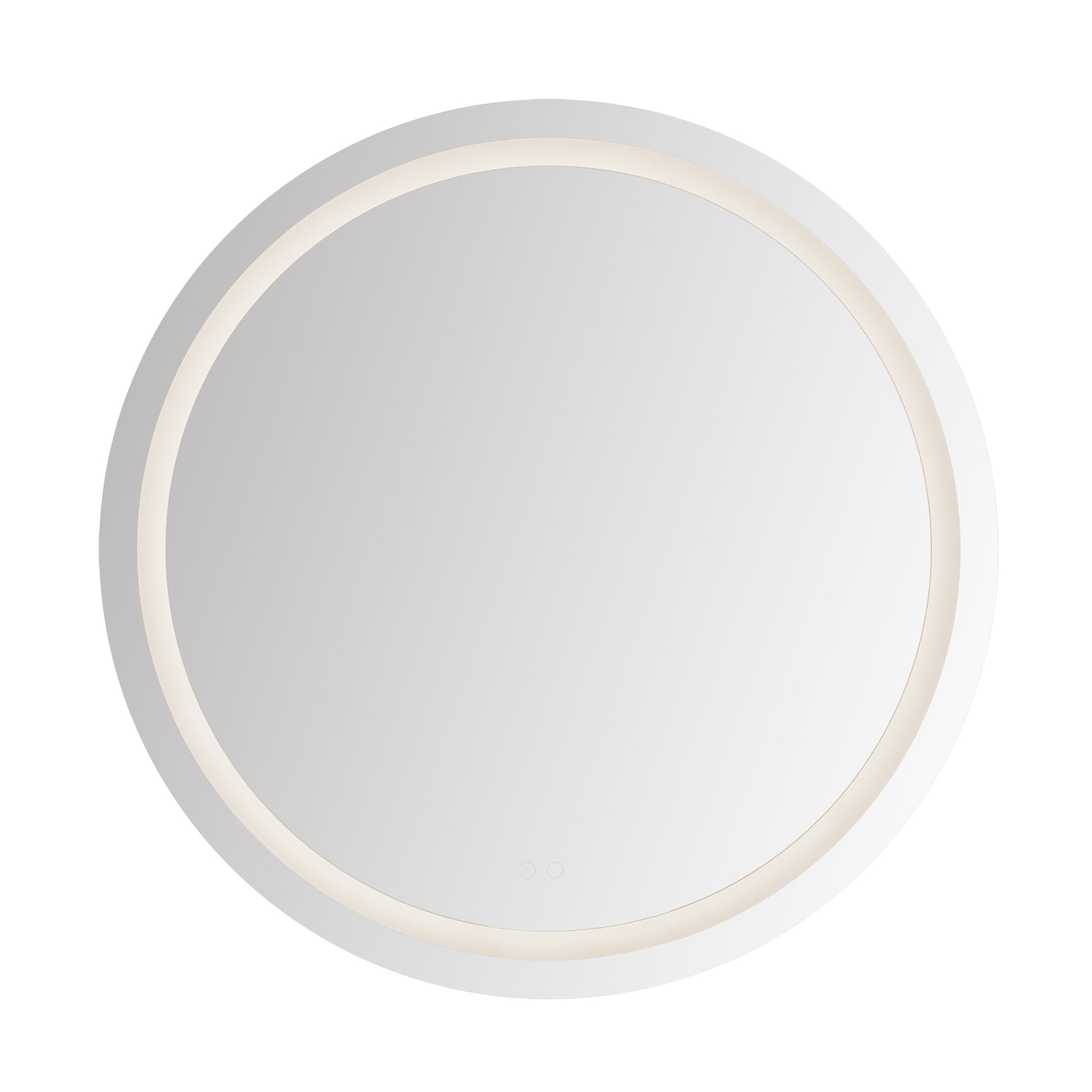 Kuzco VM41040-5CCT Vanity Mirror, LED, Sandblasted Merc Edge