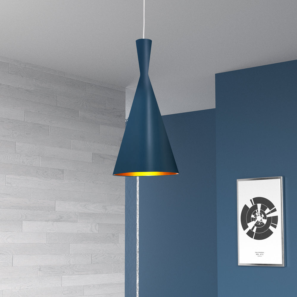 Dainolite HELSINKI HKI-81P-BL-GLD Pendant Contemporary - Blue