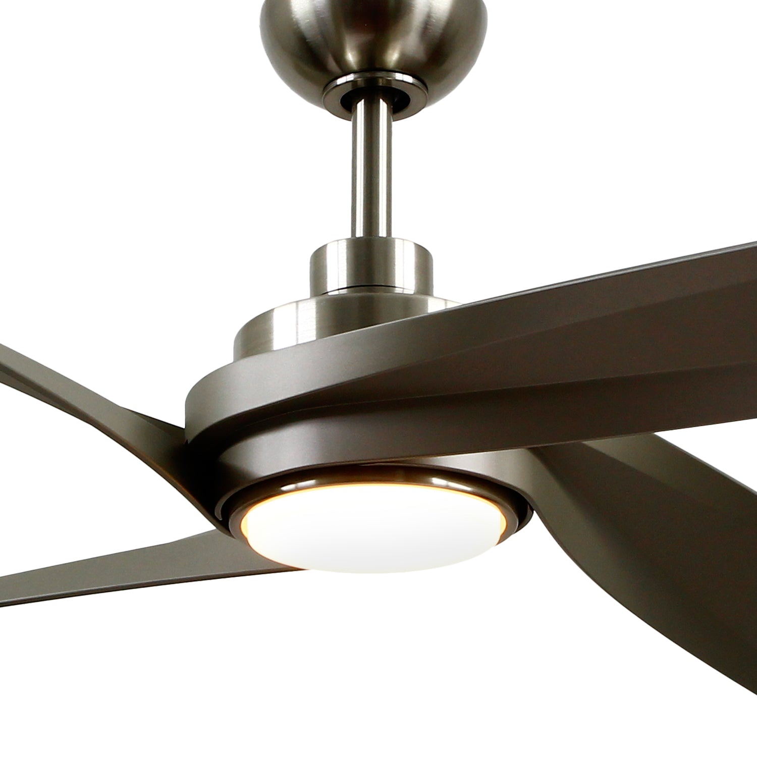 Horizon 56-in Brushed Nickel LED Fans
