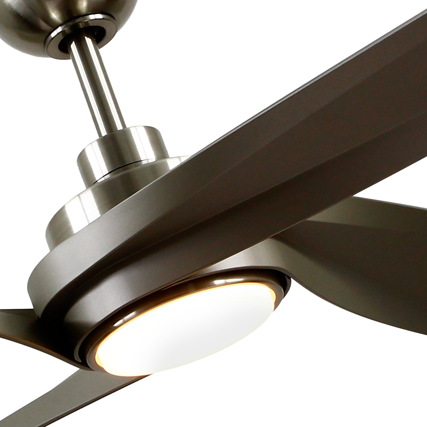 Horizon 56-in Brushed Nickel LED Fans