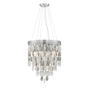 Crystorama Hudson HUD-A2219-CH – 22 Inch – 9 Light – Chandelier – Polished Chrome – Dry Rated