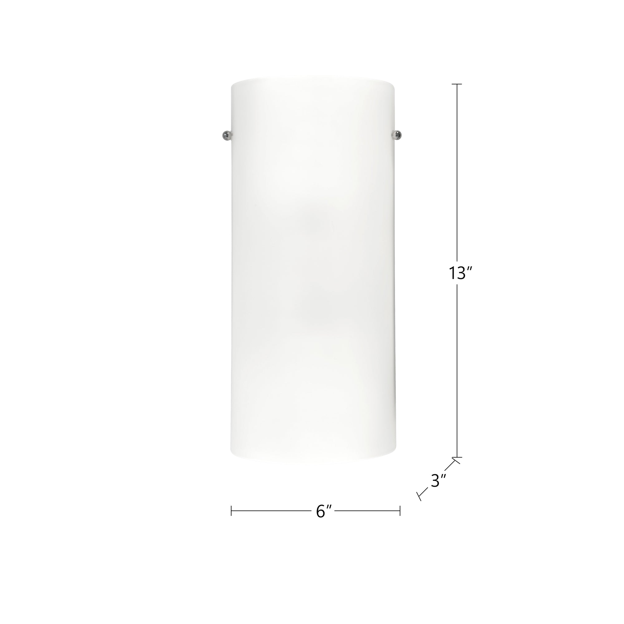 Hudson 13-in Opal Glass 2 Lights Wall Sconce
