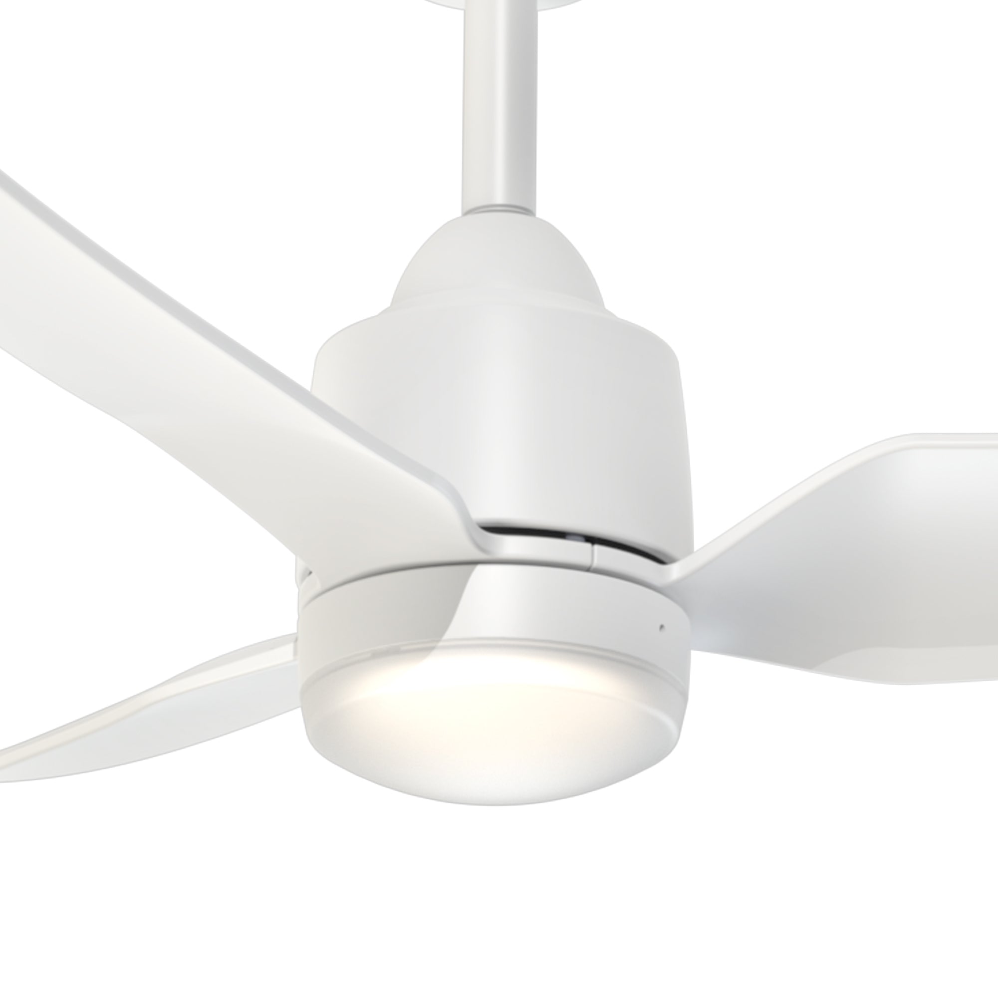 Hugo 42-in White with Light Kit Ceiling Fan