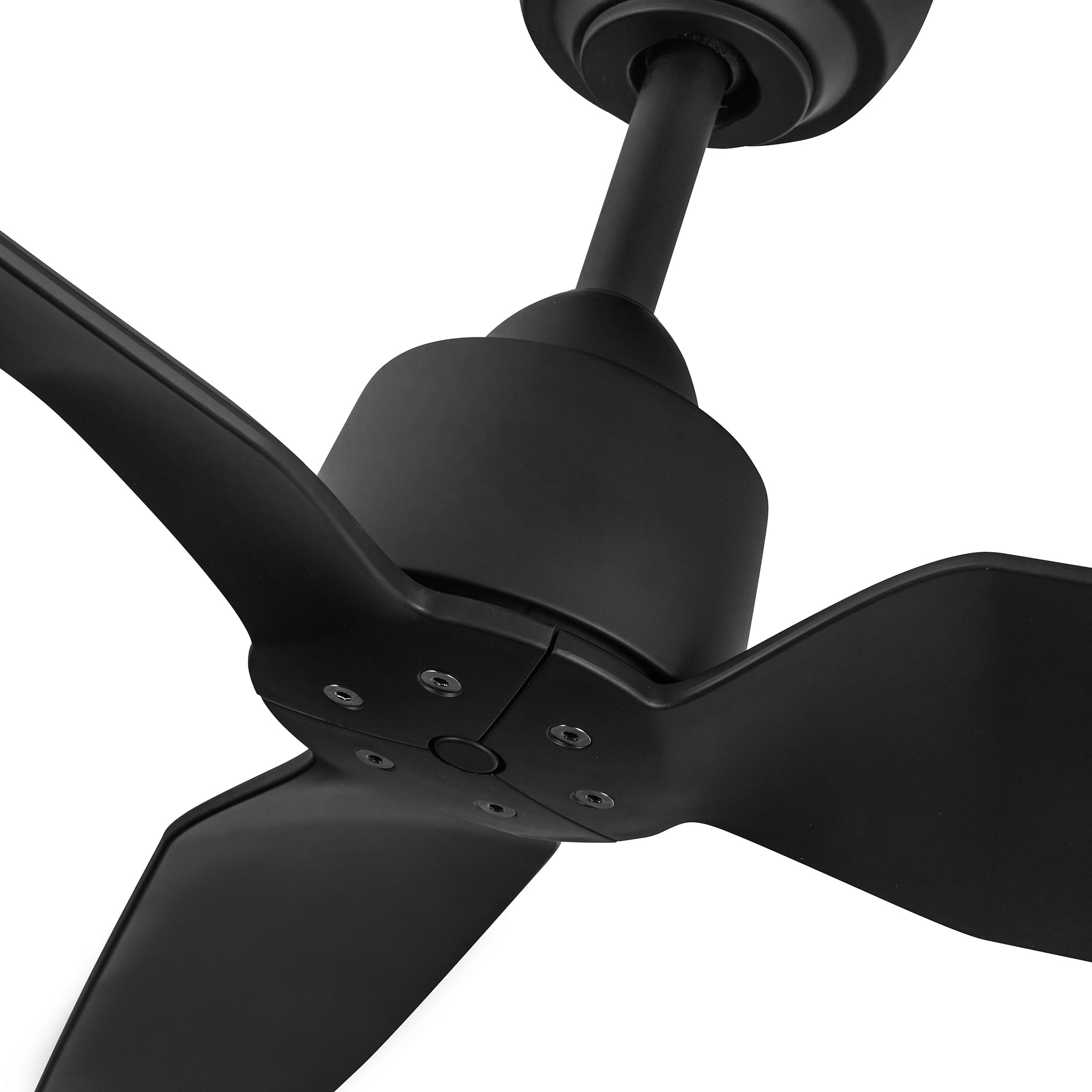 Hugo 52-in Matte Black LED Exterior Ceiling Fan
