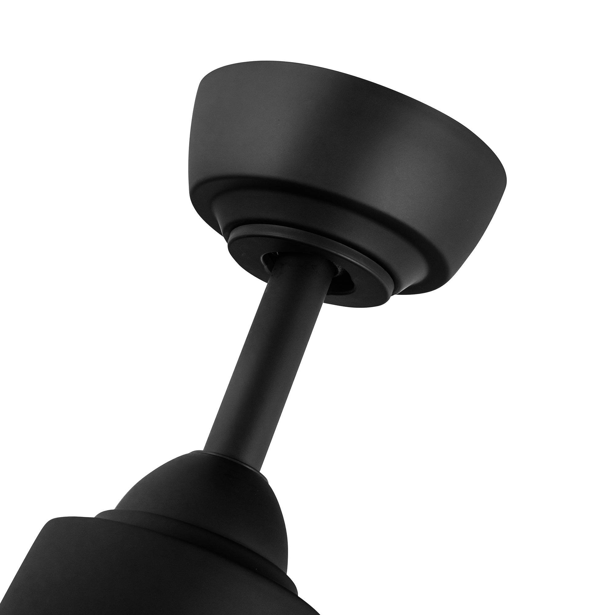Hugo 52-in Matte Black LED Exterior Ceiling Fan