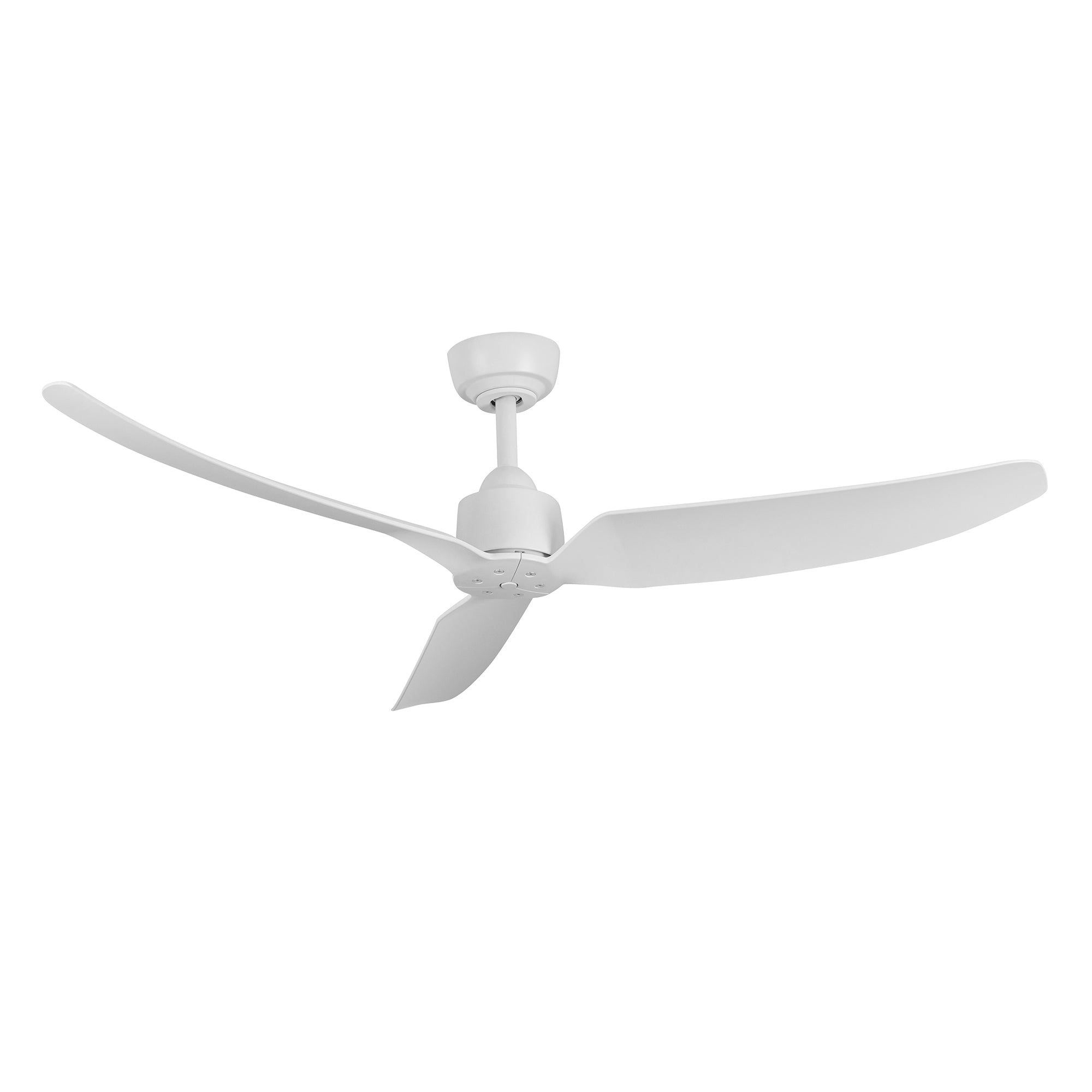 Hugo 52-in Matte White LED Exterior Ceiling Fan
