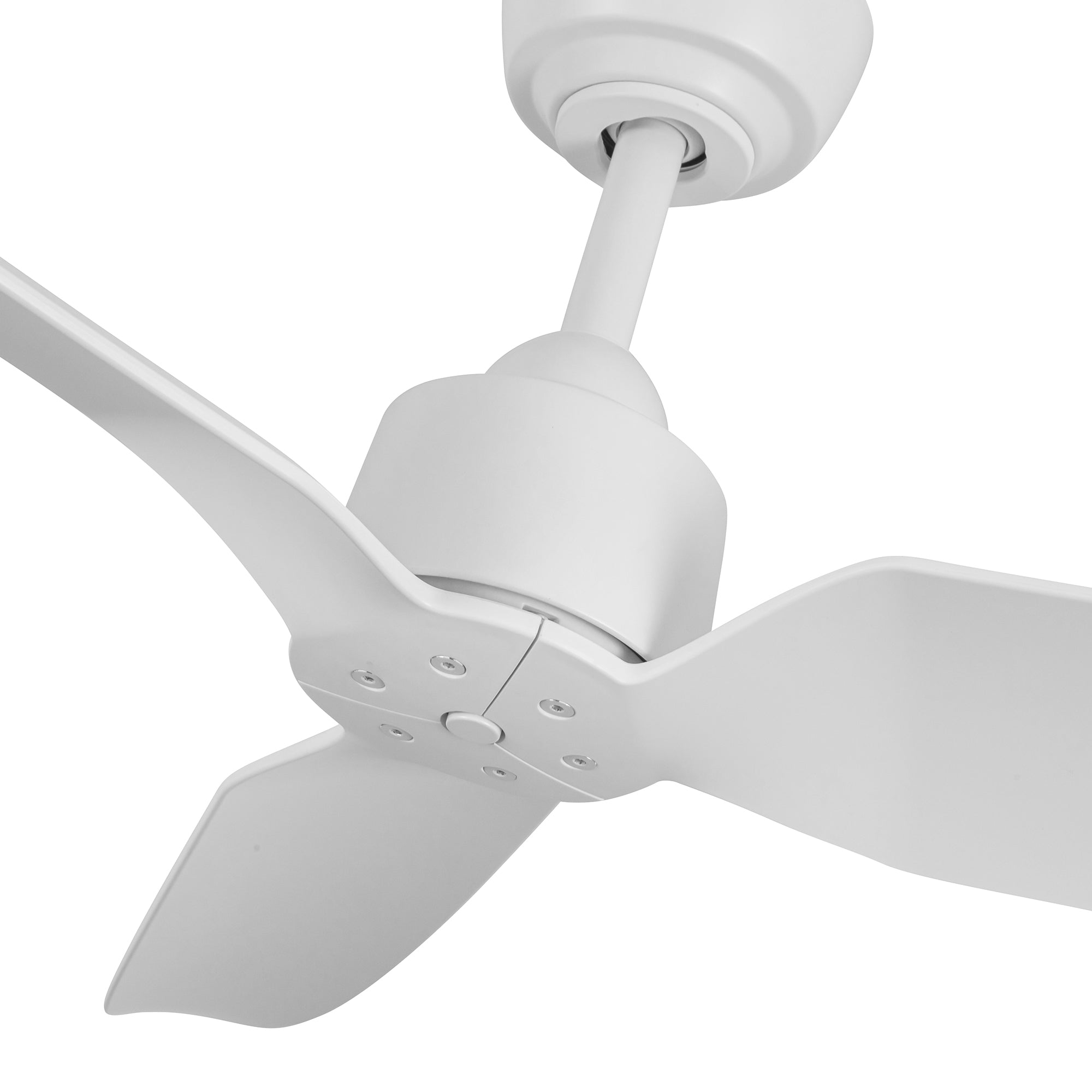 Hugo 52-in Matte White LED Exterior Ceiling Fan