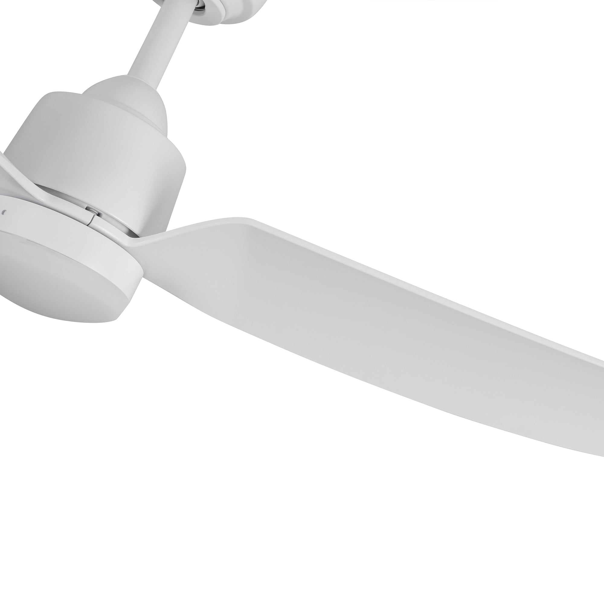 Hugo 52-in Matte White LED Exterior Ceiling Fan