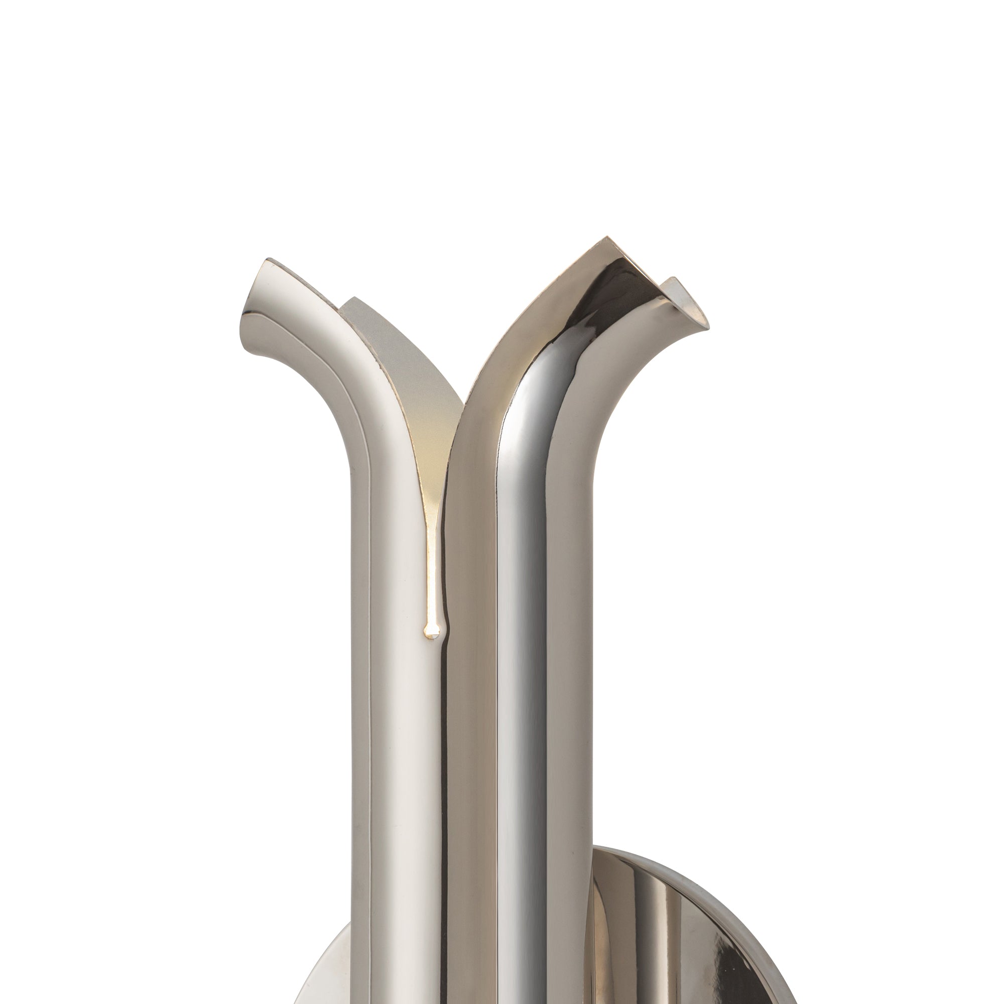 Husk 14-in Polished Nickel LED Wall Sconce