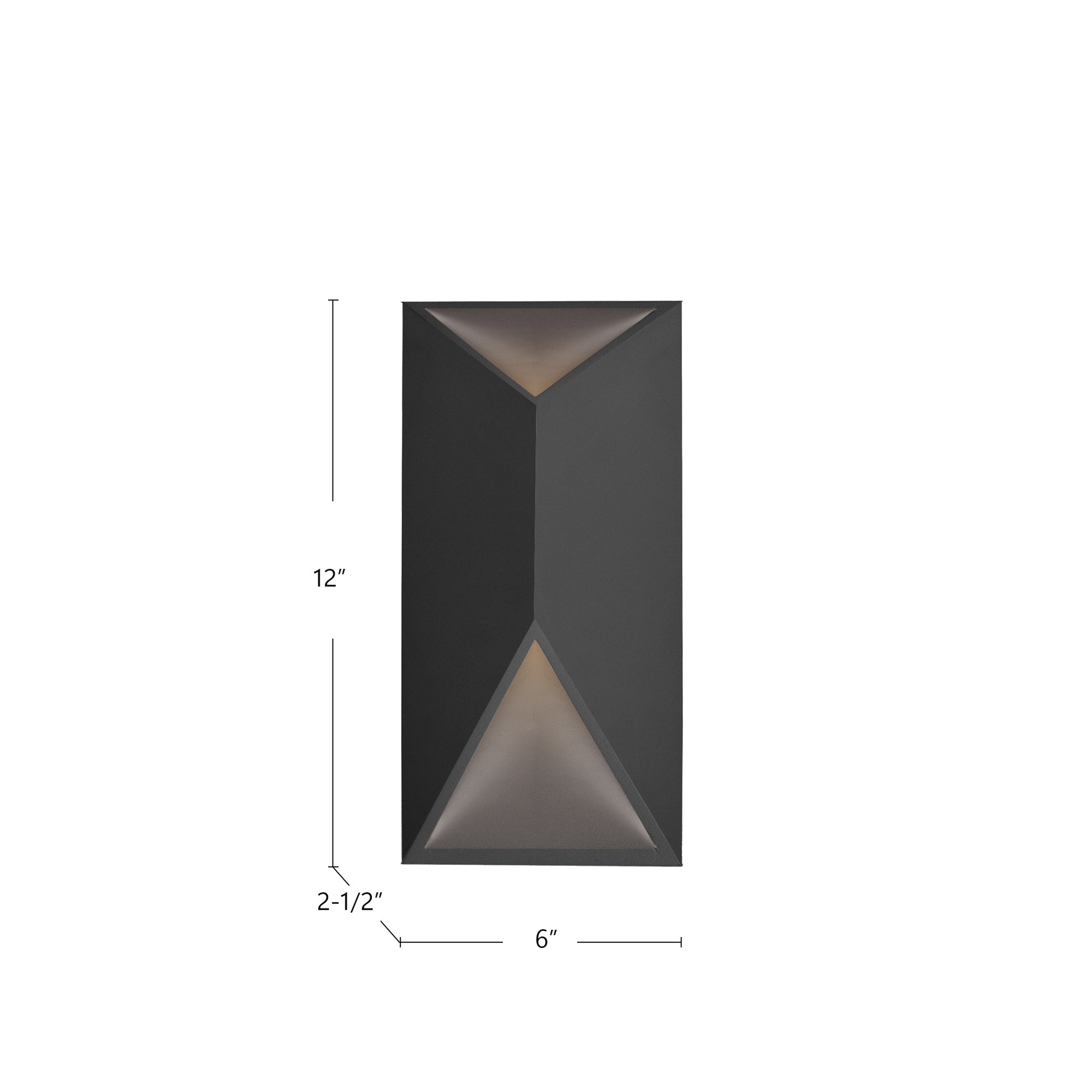 Indio 12-in Bronze LED Exterior Wall Sconce