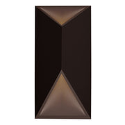 Indio 12-in Bronze LED Exterior Wall Sconce