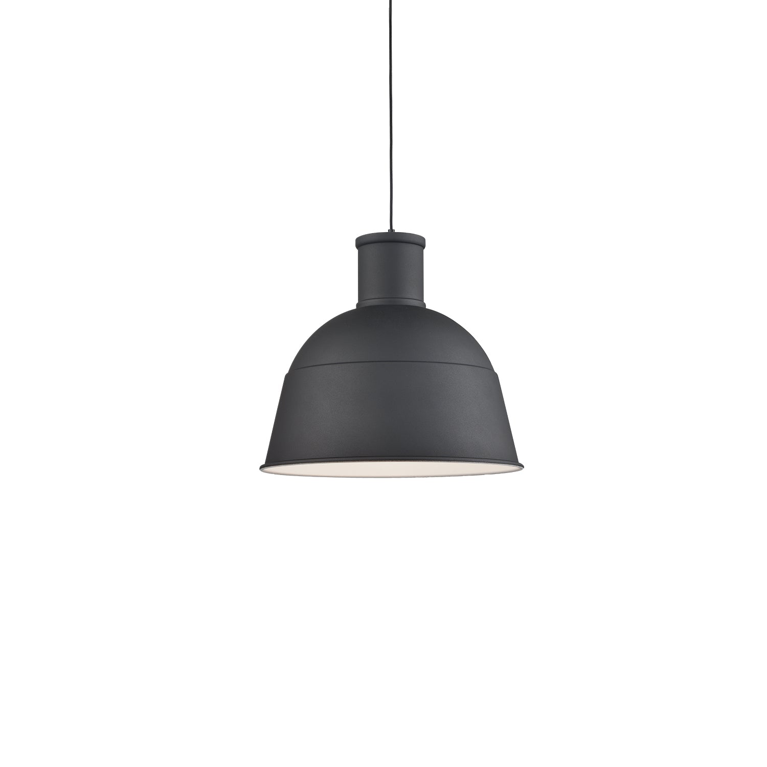 Irving 16-in Black 1 Light Pendant