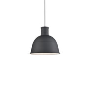 Kuzco 493516-BK Pendant, 16-in Black 1 Light, Aluminum Dome Shade, Powder Coated Finish