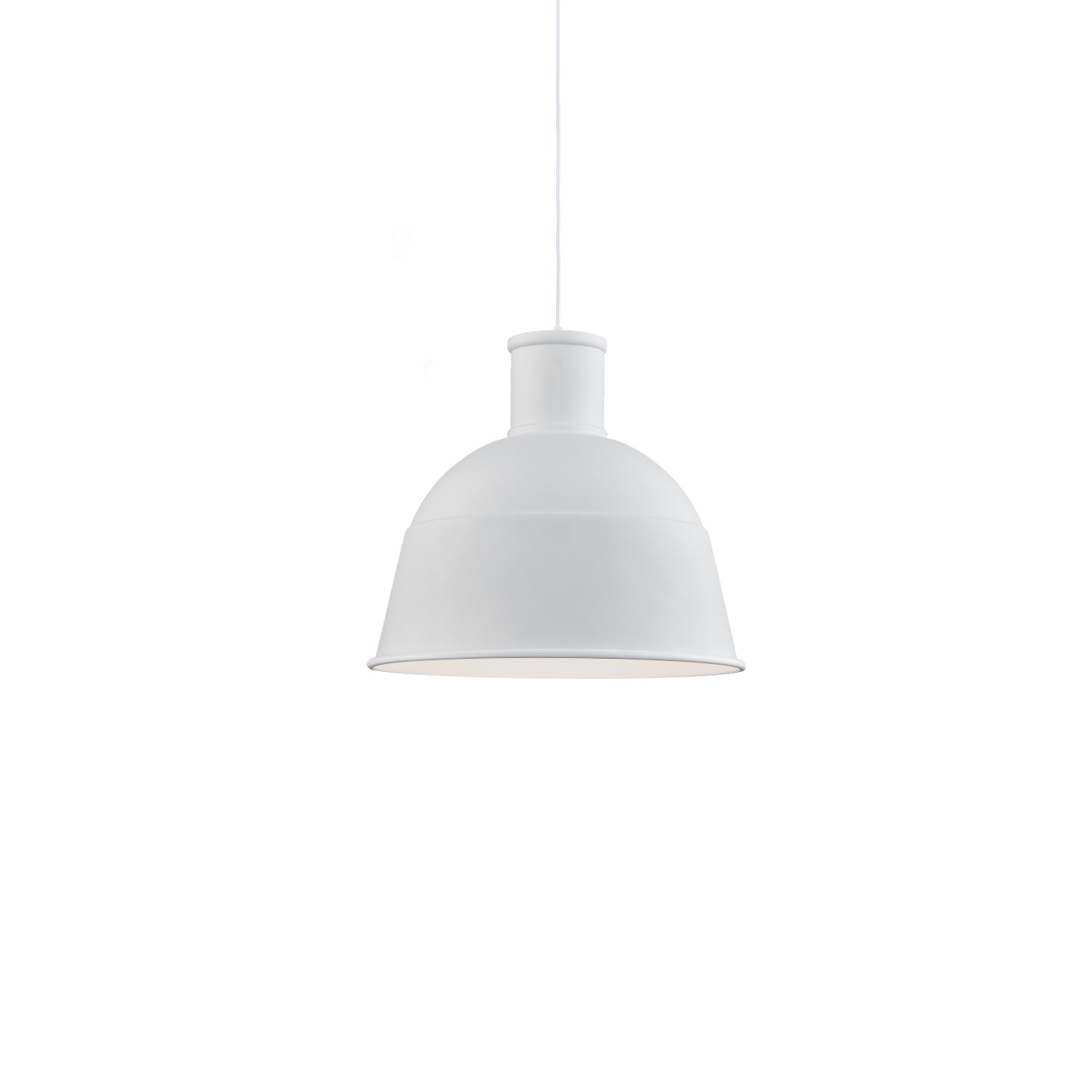 Irving 16-in White 1 Light Pendant