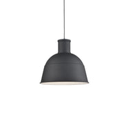 Irving 22-in Black 1 Light Pendant