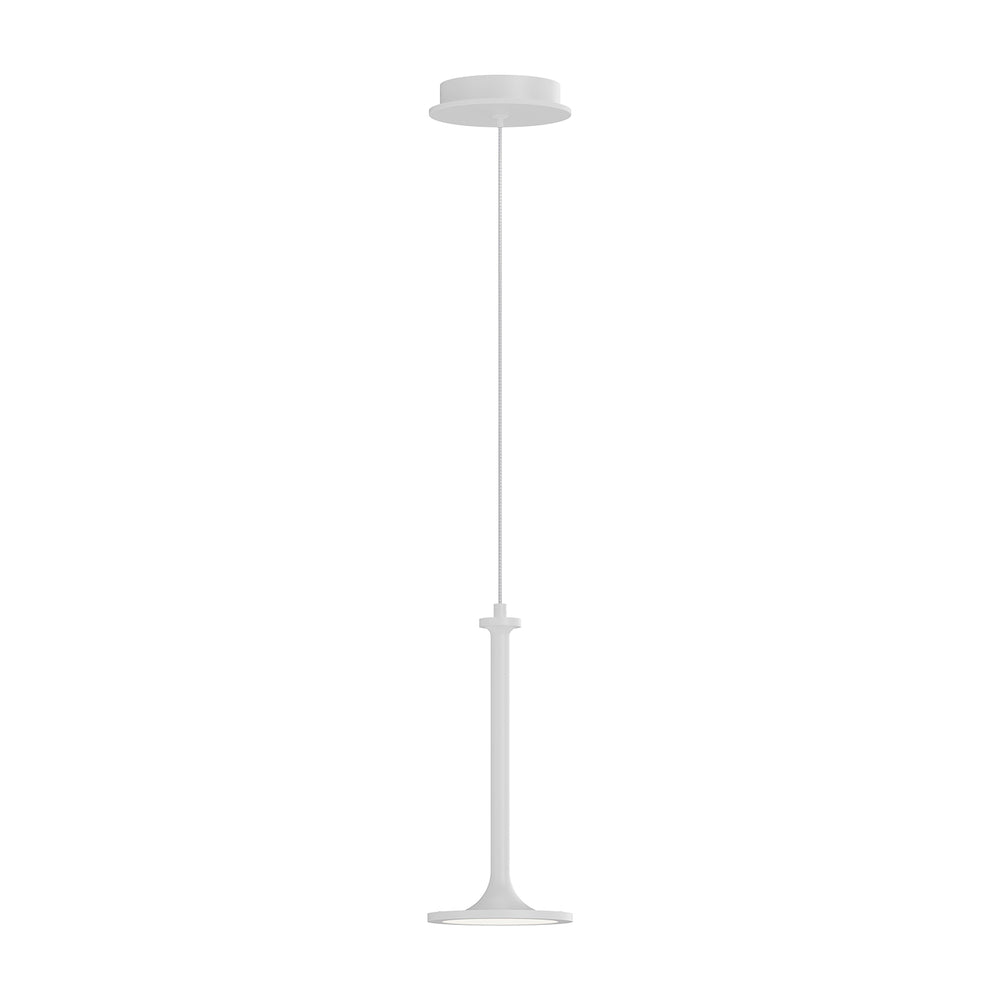 Alora Mood PD418006WH Pendant Light Fixture, 6-in, White