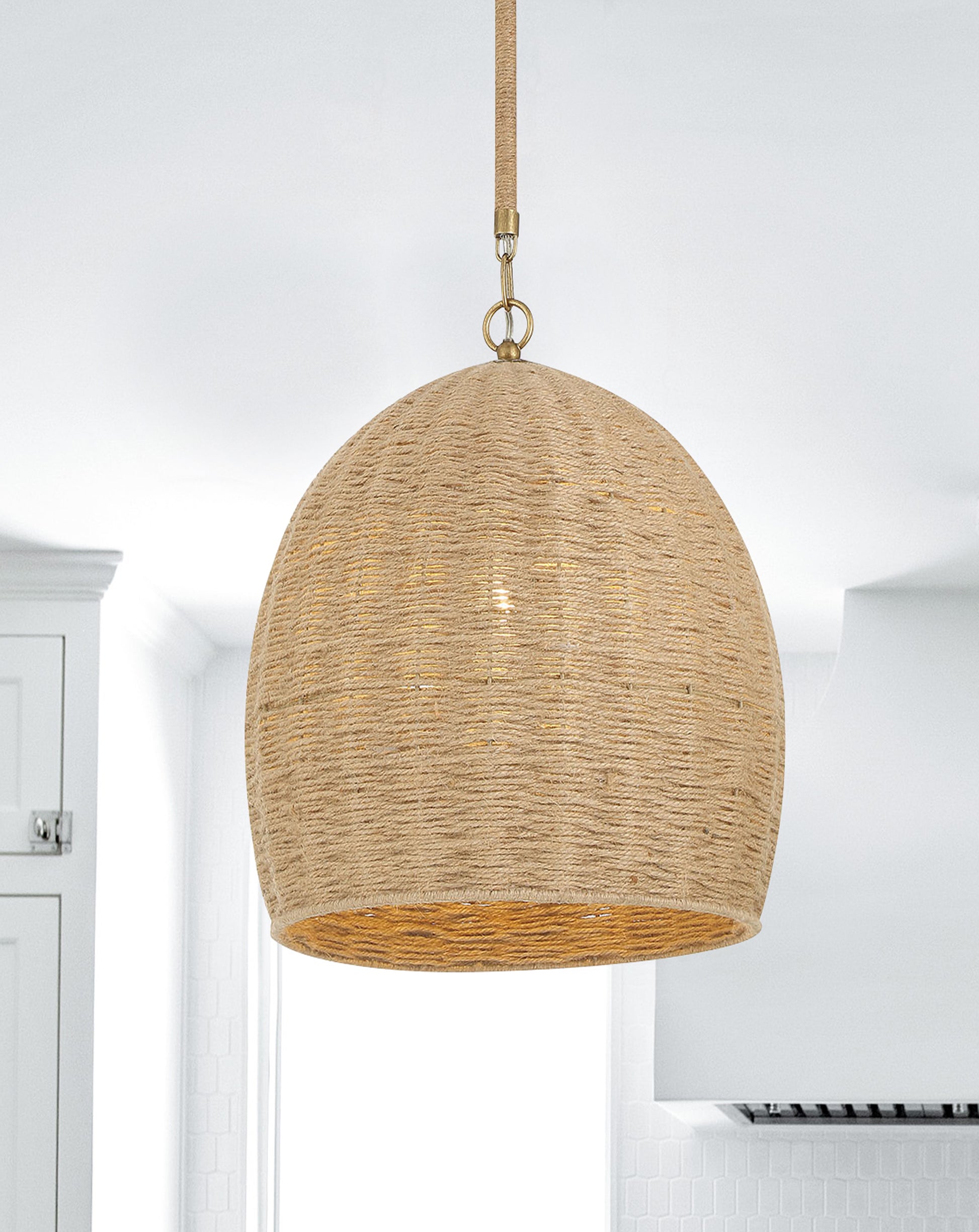 Crystorama Jace JAC-10500-SG – 15 Inch – 1 Light – Pendant Light – Soft Gold – Damp Rated