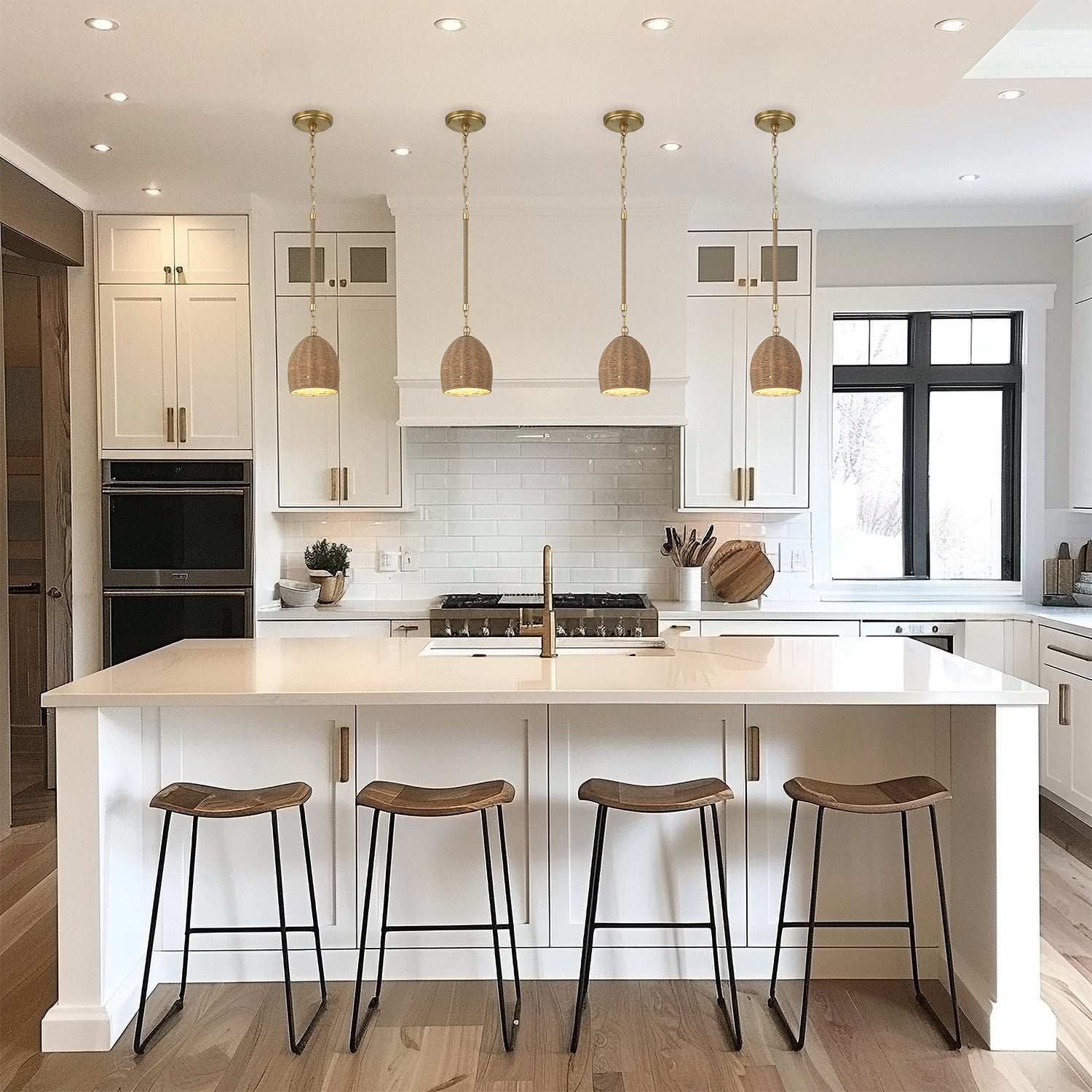 Crystorama Jace JAC-10502-SG – 6 Inch – 1 Light – Pendant Light – Soft Gold – Damp Rated