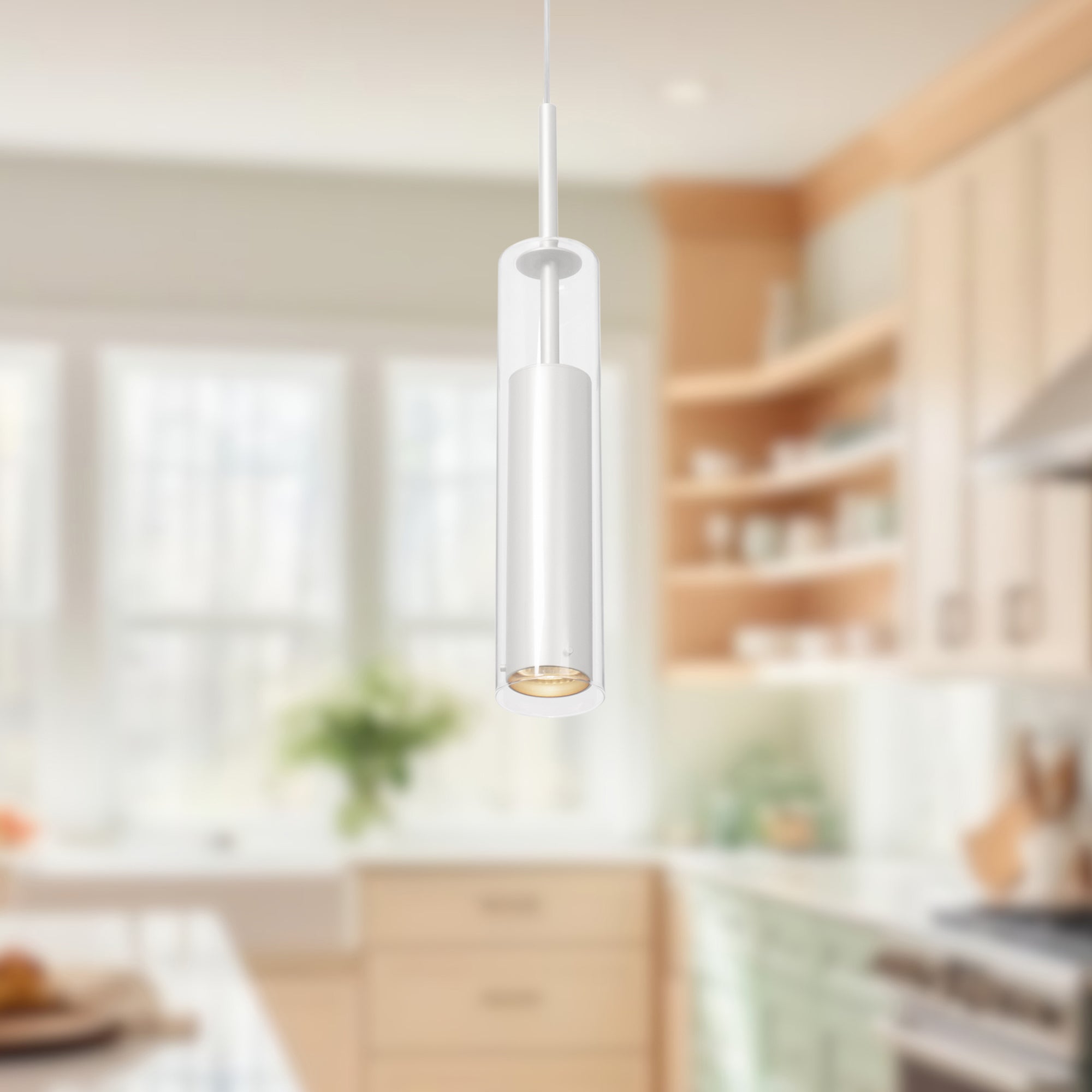 Jarvis 3-in White 1 Light Pendant