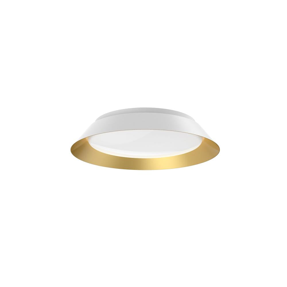 Kuzco Lighting Inc. JASPER FM43414-WH/GD Flush Mount Traditional - White Gold