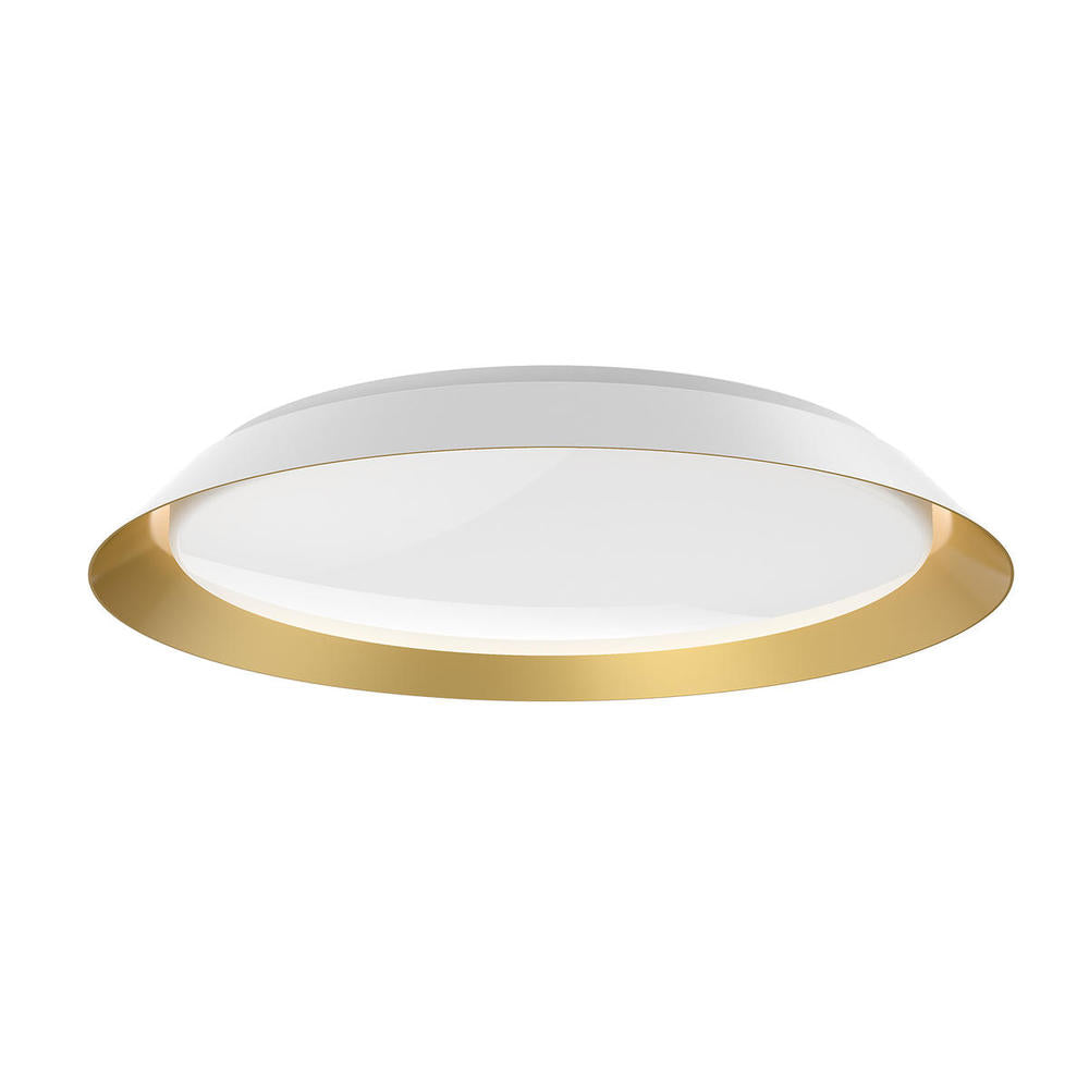 Kuzco Lighting Inc. JASPER FM43423-WH/GD Flush Mount Traditional - White Gold