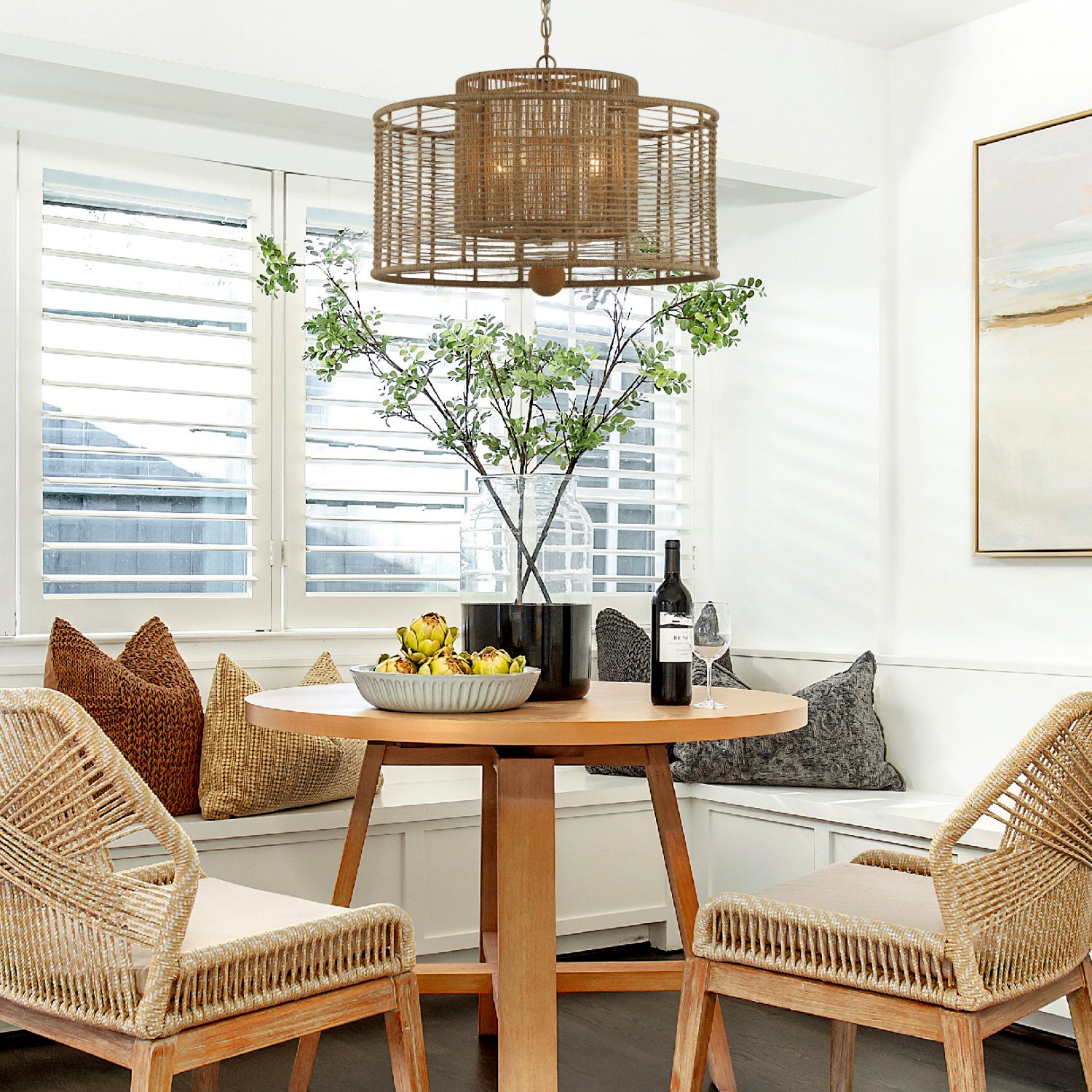 Crystorama Jayna JAY-A5004-BS – 25 Inch – 4 Light – Chandelier – Burnished Silver – Damp Rated